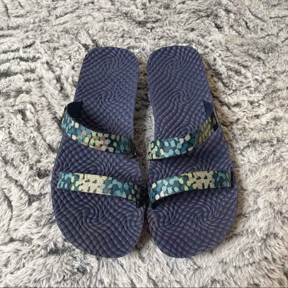 Rafters Slip On Caribbean Slide Spritz Summer Sandals Size 11 - Picture 2 of 9